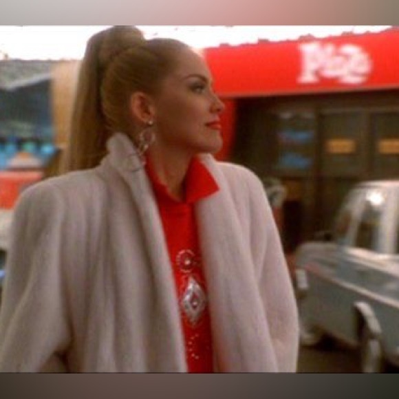 Creamy vintage mink jacket walking length Sharon Stone style made in 🇨🇦genuine - Picture 2 of 16